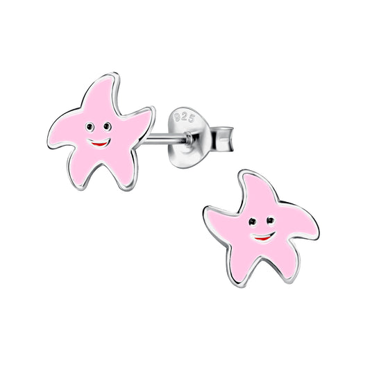 Blush of the Tide Starfish Earrings