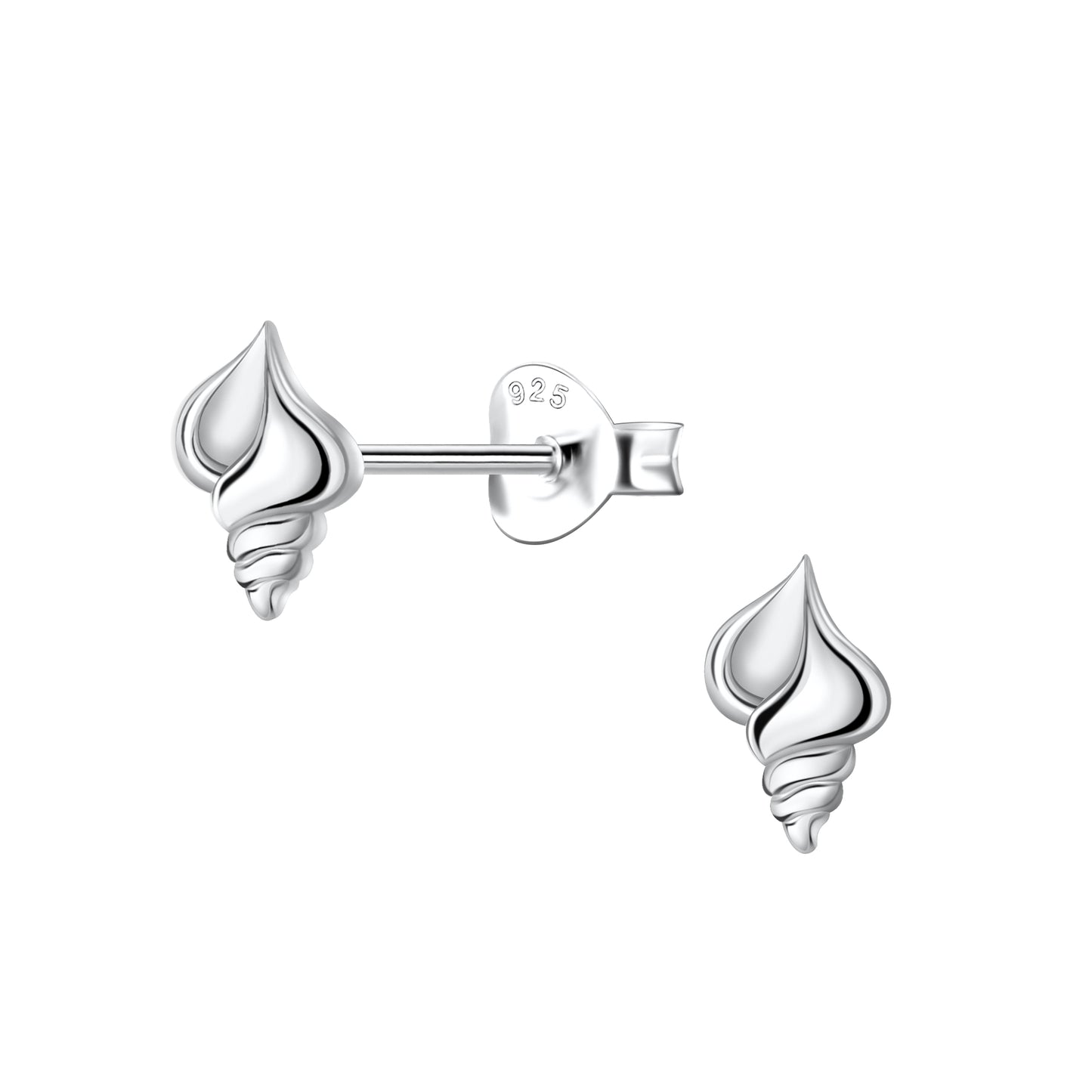 Silver Shell Earrings