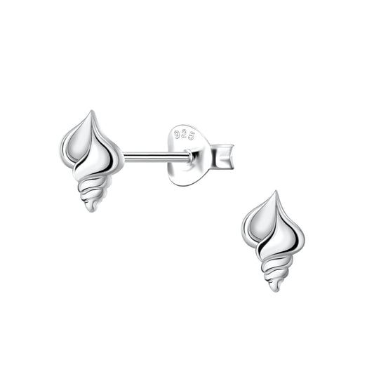 Silver Shell Earrings